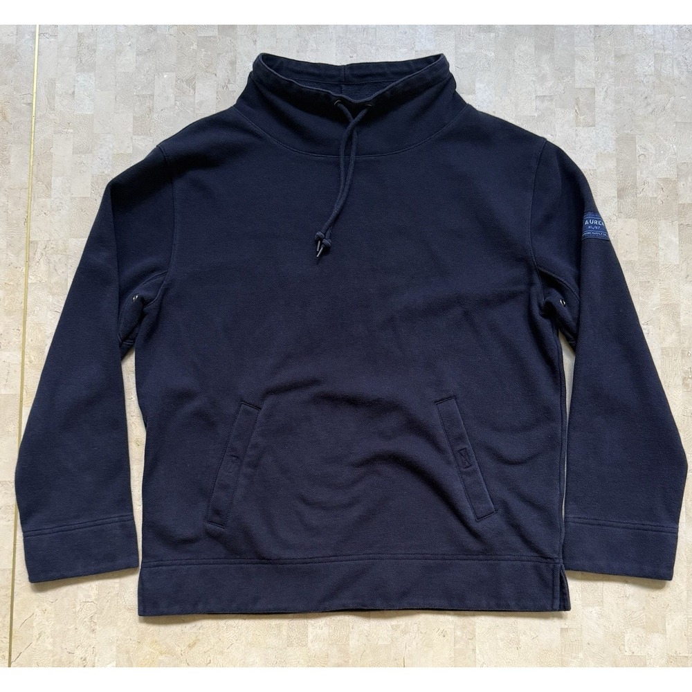 Lauren Ralph Lauren Marine Supply Co RL Navy Pullover Sweater Nautical Preppy S